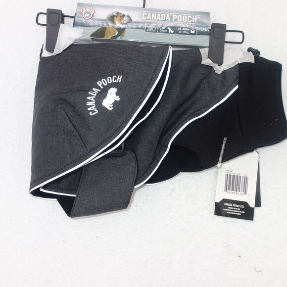 NEW Canada Pooch GRAY Expedition Dog Coat Fleece-Line Jacket 5-8 lbs 10" - Picture 6 of 6